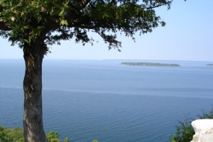 Taking it all in. --Door county